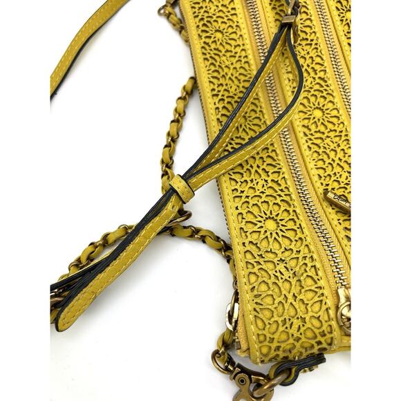 Elliot Lucca Cross Body Yellow Gold Leather Pocketbook - Picture 5 of 7